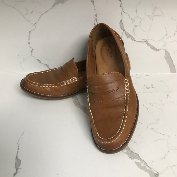 Sperry Shoes - Sperry Top- Sider Seaport Leather Penny Loafer Oxford US 7 Women’s Shoes